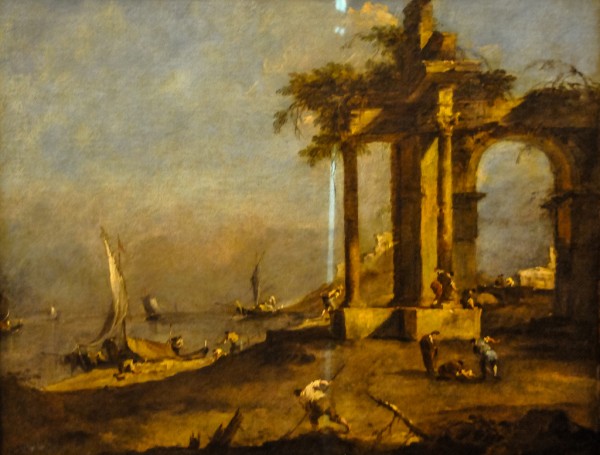 An Architectural Caprice by Francesco Guardi